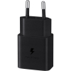 Зарядное устройство Samsung USB-С 15W Black + Cable USB-C 1m (EP-T1510XBEGEU) изображение 2