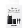Зарядное устройство Samsung USB-С 15W Black + Cable USB-C 1m (EP-T1510XBEGEU) изображение 5