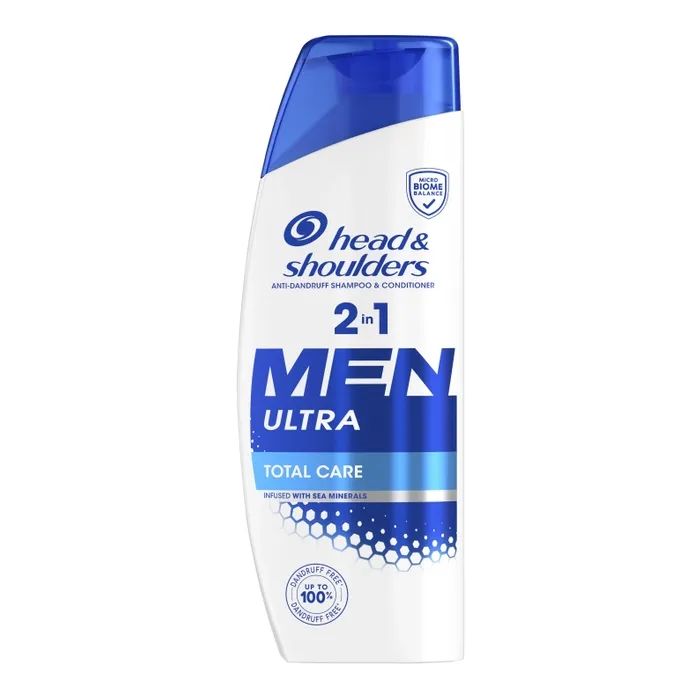 Шампунь Head & Shoulders Men Ultra Total Care 2 в 1 Комплексный уход Против перхоти 330 мл (8700216304801)