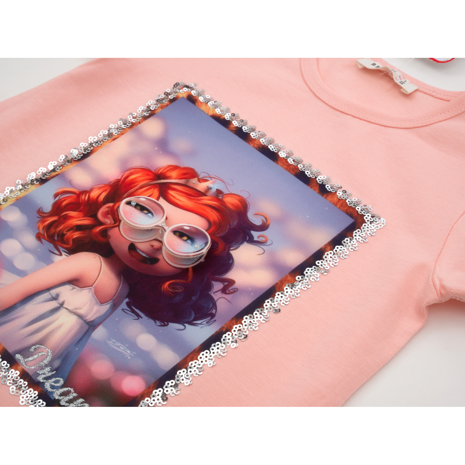 Набор детской одежды Breeze с девочкой (12106-110G-peach) изображение 8