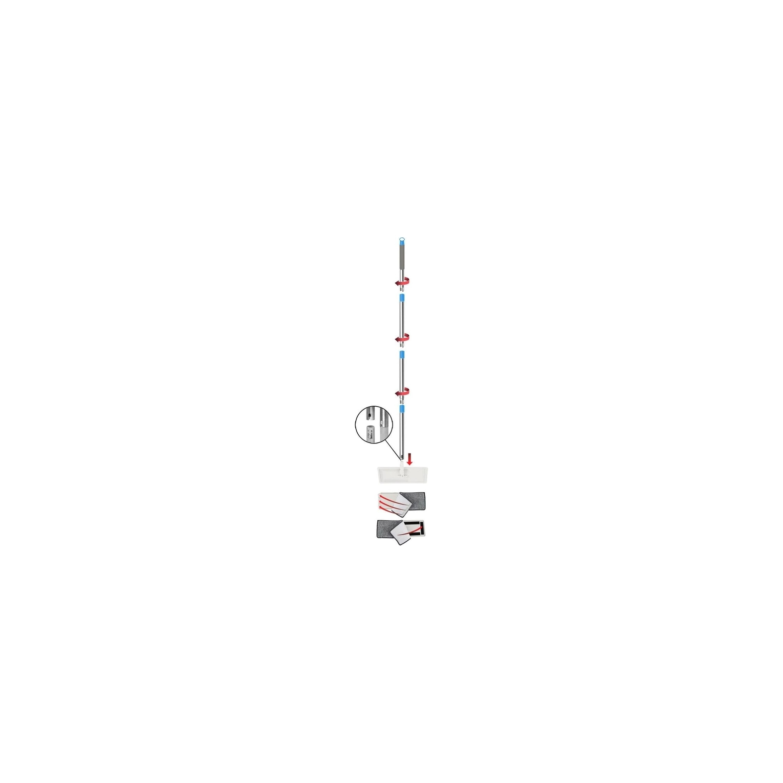 Комплект для уборки Esperanza EHS004 Швабра + ведро с разделенным баком (5901299964033) изображение 6