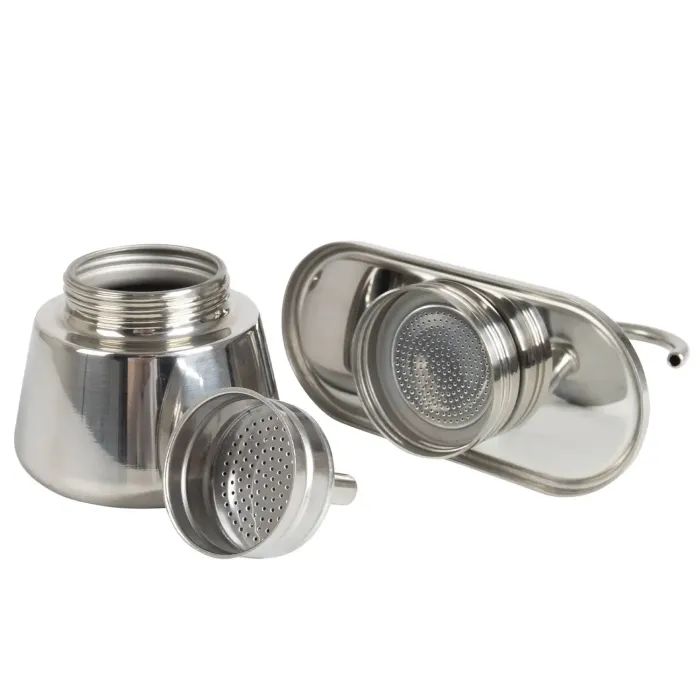 Кавоварка кемпінгова Bo-Camp Stainless Steel 2-cups Silver (2200545) зображення 6