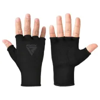 Бинти-рукавиці RDX Inner Black/Black S (HYP-IBB-S) зображення 2