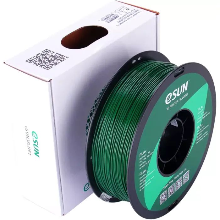 Пластик для 3D-принтера eSUN PLA+ P1.75мм, 1кг, green pine (PLA+P175PG1)