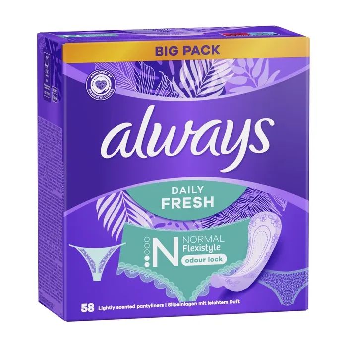 Ежедневные прокладки Always Daily Fresh Normal Flexistyle 30 шт. (4015400743545) изображение 2
