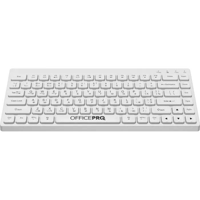Клавиатура OfficePro SK955W Wireless/Bluetooth White (SK955W) изображение 2
