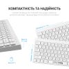 Клавіатура OfficePro SK955W Wireless/Bluetooth White (SK955W) зображення 4