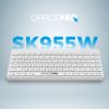 Клавіатура OfficePro SK955W Wireless/Bluetooth White (SK955W) зображення 7