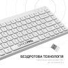 Клавіатура OfficePro SK955W Wireless/Bluetooth White (SK955W) зображення 8