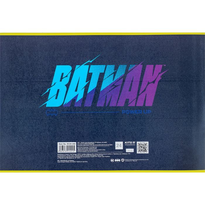 Альбом для малювання Kite DC Comics 24 аркушів (DC24-242) зображення 10