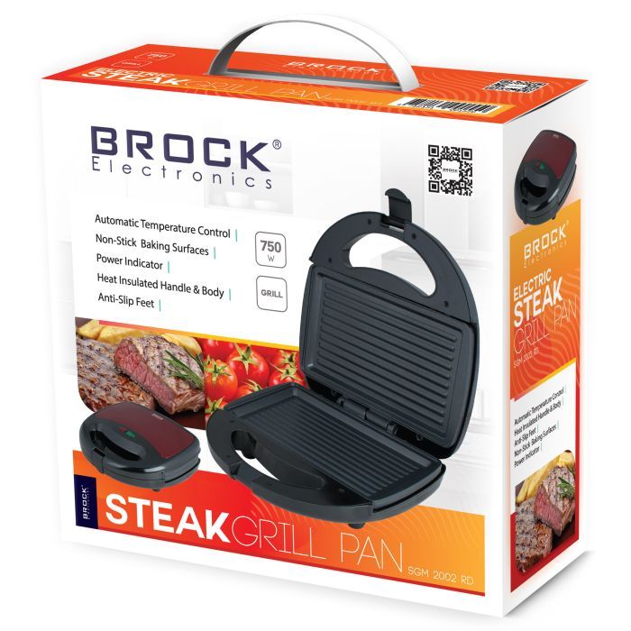 Електрогриль Brock SGM 2002 RD зображення 2