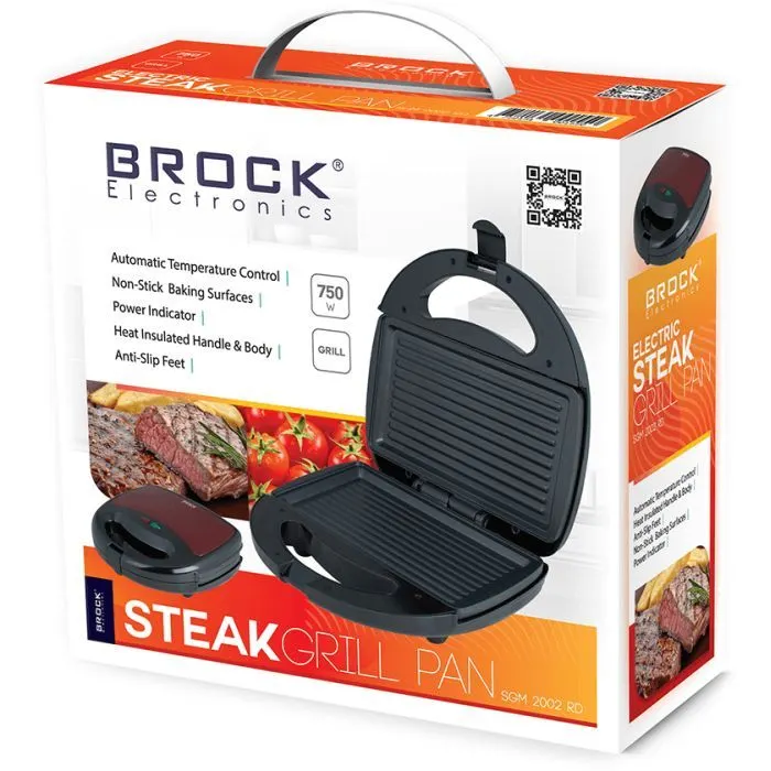 Електрогриль Brock SGM 2002 RD зображення 4