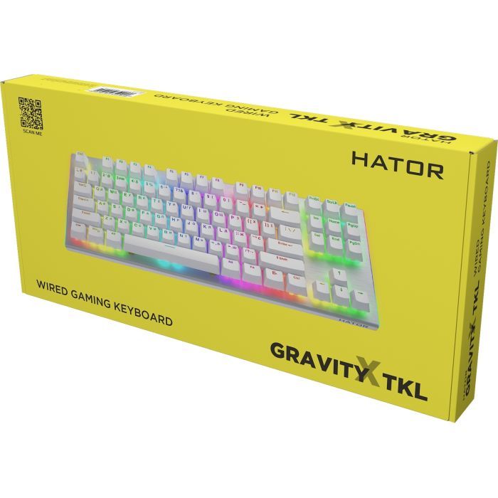 Клавиатура Hator Gravity X TKL Orange USB Black (HTK550UA) изображение 10