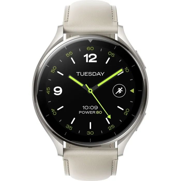 Смарт-годинник Xiaomi Watch 2 Titan BHR9306GL Gray Case White Leather Strap (1093970) зображення 2