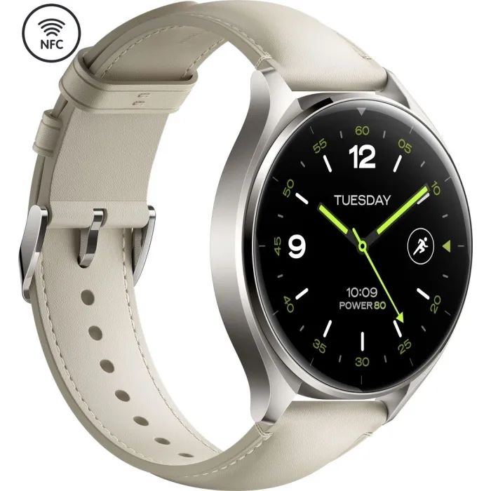 Смарт-годинник Xiaomi Watch 2 Titan BHR9306GL Gray Case White Leather Strap (1093970) зображення 3