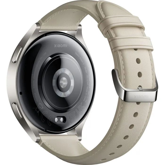 Смарт-годинник Xiaomi Watch 2 Titan BHR9306GL Gray Case White Leather Strap (1093970) зображення 6