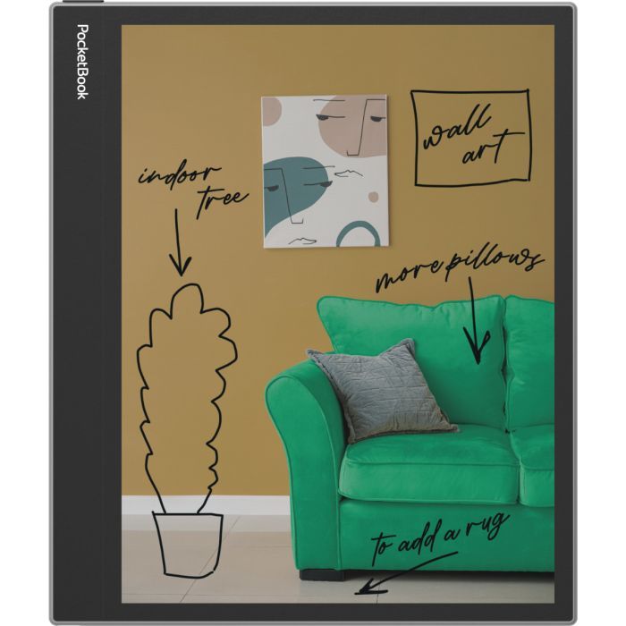 Електронна книга Pocketbook 1042 InkPad Eo, Mist Grey (PB1042-M-WW) зображення 3