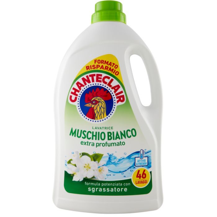 Гель для стирки ChanteClair Muschio Bianco Белый мускус 2.07 л (8015194532598)