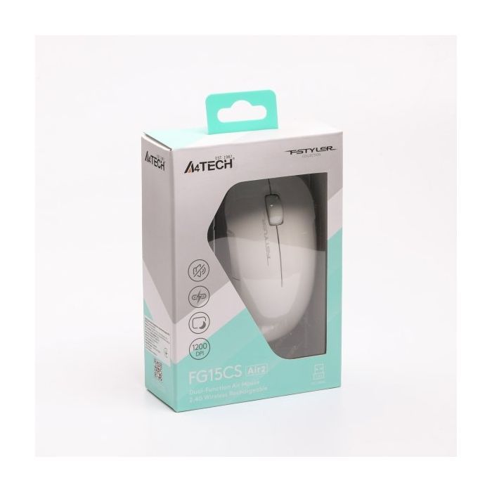 Мишка A4Tech FG15CS Air2 Wireless Yellow (4711421001236) зображення 12