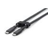 Дата кабель USB-C to USB-C 1.0m USB 3.2 Gen2 10G 100W 4K silicone black Digitus (AK-300342-010-S) зображення 2