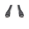 Дата кабель USB-C to USB-C 1.0m USB 3.2 Gen2 10G 100W 4K silicone black Digitus (AK-300342-010-S) зображення 3