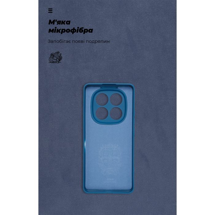 Чехол для мобильного телефона Armorstandart ICON Xiaomi Redmi Note 14 Pro 5G / Poco X7 Camera cover Black (ARM79827) изображение 4