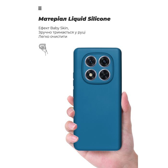 Чехол для мобильного телефона Armorstandart ICON Xiaomi Redmi Note 14 Pro 5G / Poco X7 Camera cover Black (ARM79827) изображение 7