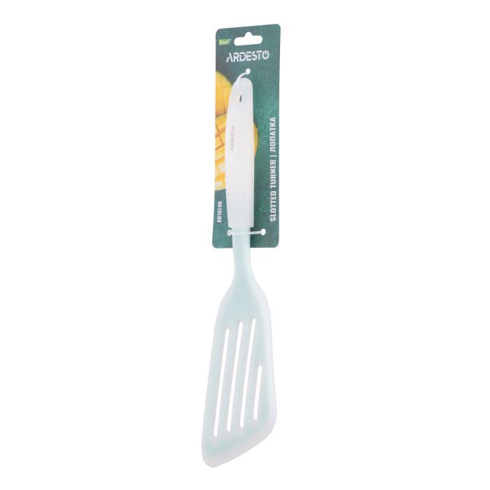 Лопатка кухонная Ardesto Fresh, 32см, силікон, пластик, блакитний (AR1614B) изображение 4