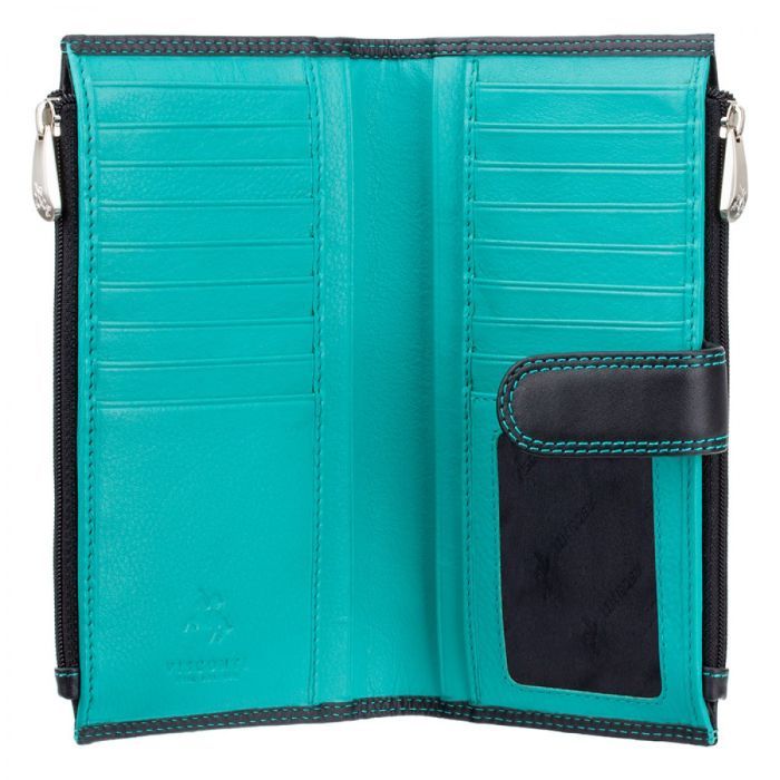 Гаманець Visconti CD23 Jade Black Aqua (CD23 BLK/AQUA) зображення 2