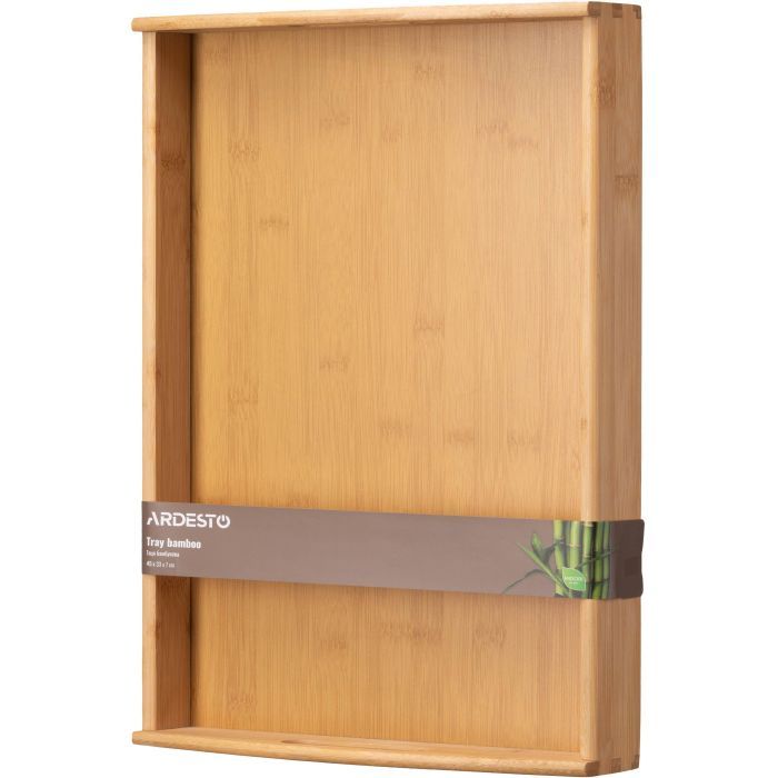 Поднос Ardesto Midori, 45х33х7см, бамбук, прямокутна (AR1445BM) изображение 4