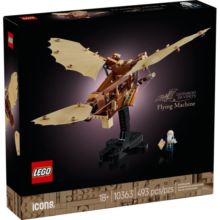 Конструктор LEGO Icons Летательный аппарат Леонардо да Винчи (10363)