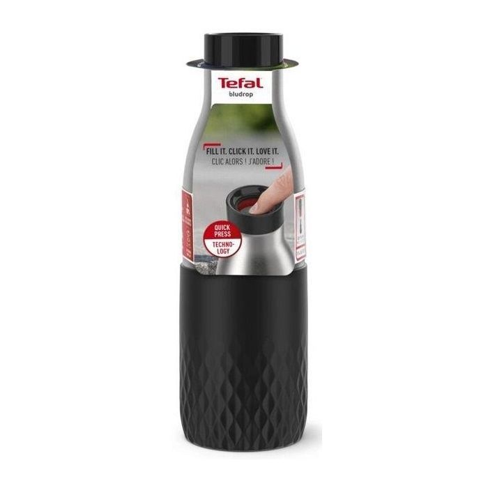 Термос Tefal Bludrop soft touch, 500мл, нержавіюча сталь, блакитний (N3110710)