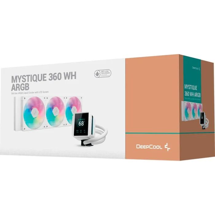 Система рідинного охолодження Deepcool Mystique 360 ARGB White (R-LX360-WHDSNMCP-G-1) зображення 6