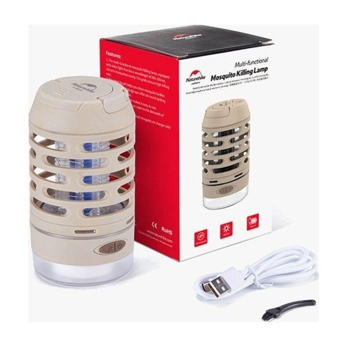 Фонарь Naturehike антимоскітний NH22ZM005, бежевий (6927595709573) изображение 3