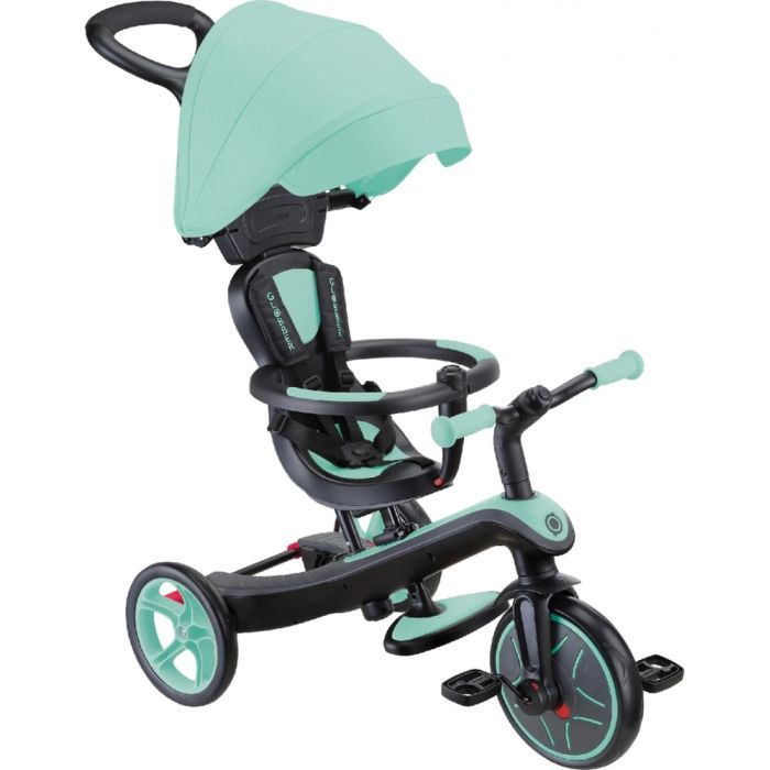 Детский велосипед Globber Explorer Trike 4 в 1, мятный (634-206)