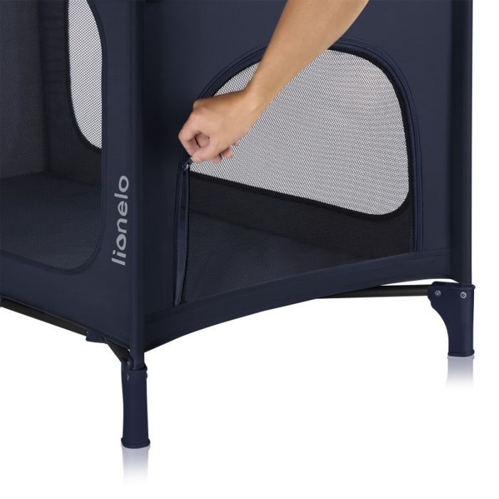 Детский манеж Lionelo JASMIN EASY FOLD BLUE NAVY (LO-JASMIN EASY FOLD BLUE NAVY) изображение 9