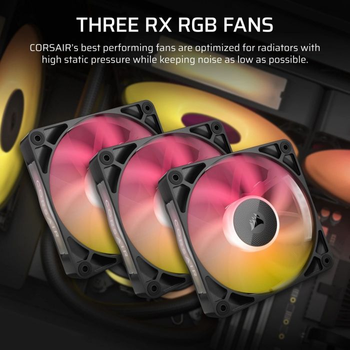 Система жидкостного охлаждения Corsair iCUE LINK TITAN 360 RX RGB (CW-9061018-WW) изображение 7