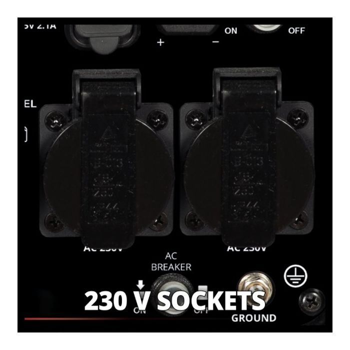 Генератор Einhell інверторний TE-IG 3500, 230В, 3.2кВт (макс. 3.3кВт), електростарт, 8.3л, 50кг (4152620) зображення 6
