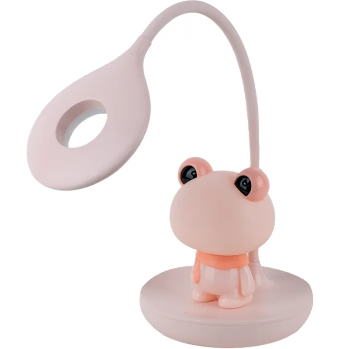 Настільна лампа Kite Froggy LED з акумулятором, біла (K24-492-3-1)