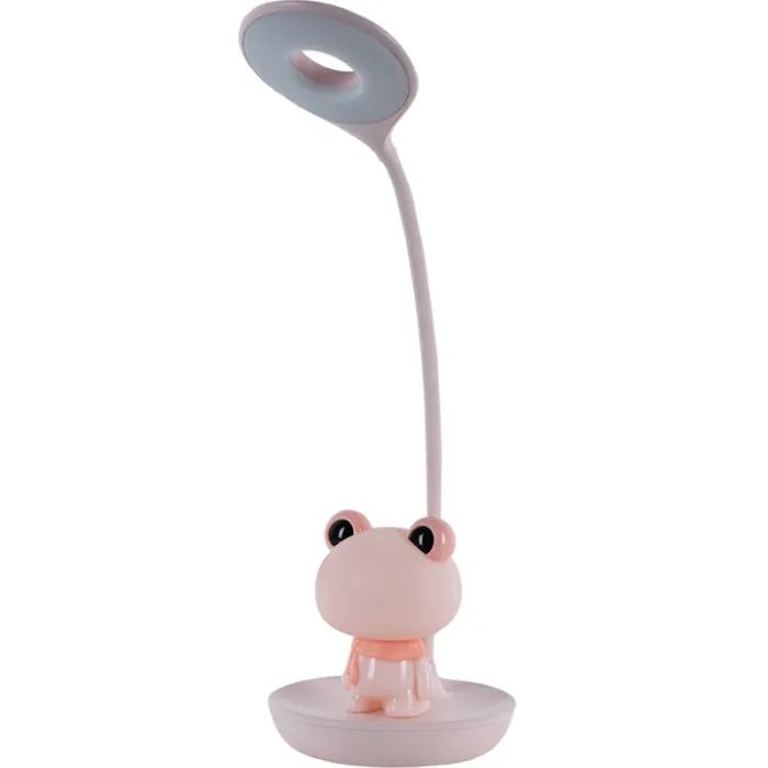 Настольная лампа Kite Froggy LED с аккумулятором, розовая (K24-492-3-2) изображение 2