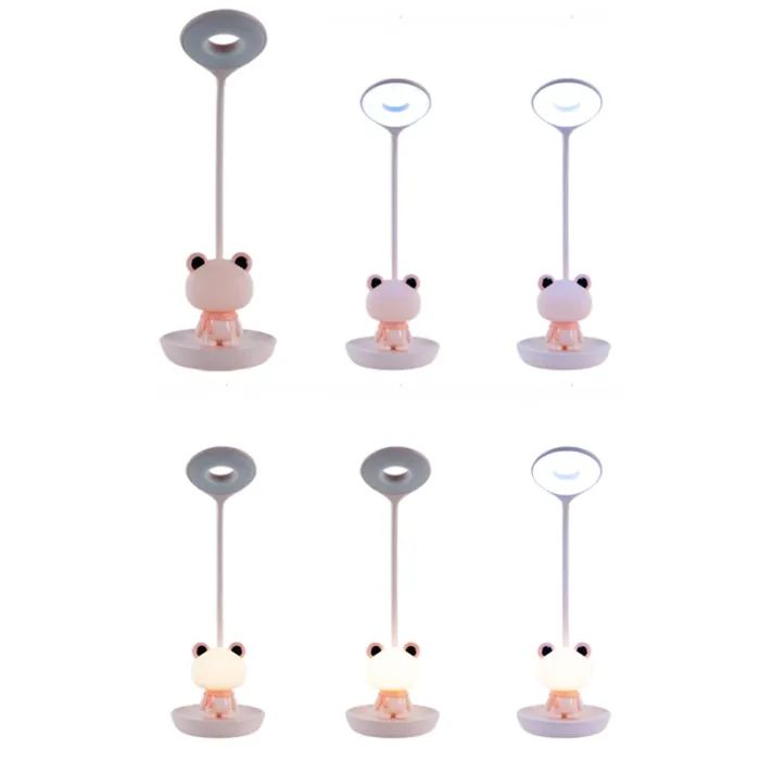 Настольная лампа Kite Froggy LED с аккумулятором, розовая (K24-492-3-2) изображение 5
