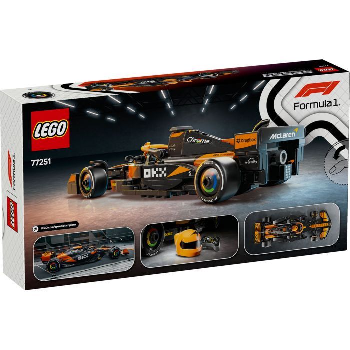 Конструктор LEGO Speed Champions Автомобіль для перегонів McLaren F1 Team MCL38 (77251) зображення 7