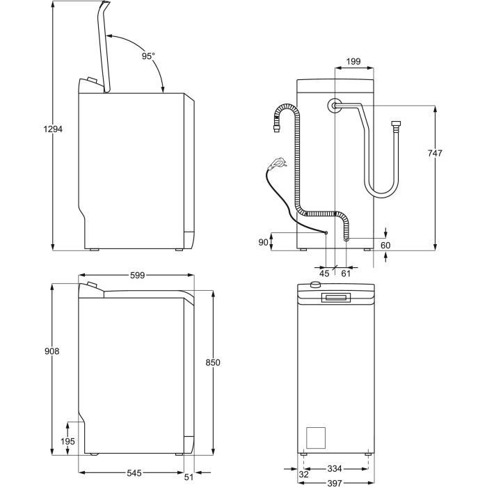 Пральна машина Electrolux EW8T3372U зображення 8