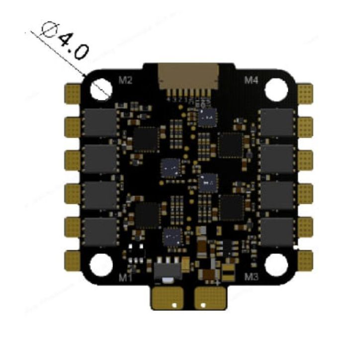 Політний стек Hobbyporter F405 + 55A ESC (F405BLS55A) зображення 4