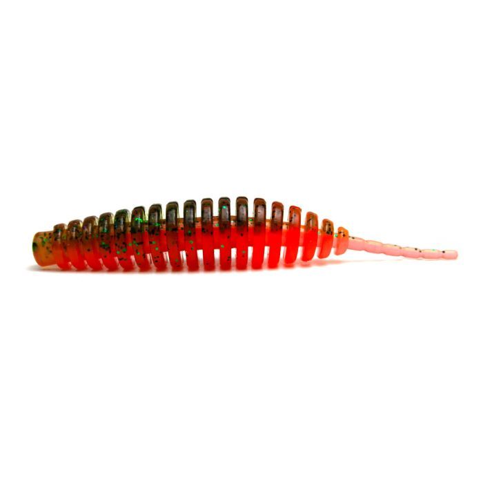 Силикон рыболовный FishUP Tanta 2.5" 205 - Watermelon/Orange (8шт/уп) (1864.14.52)