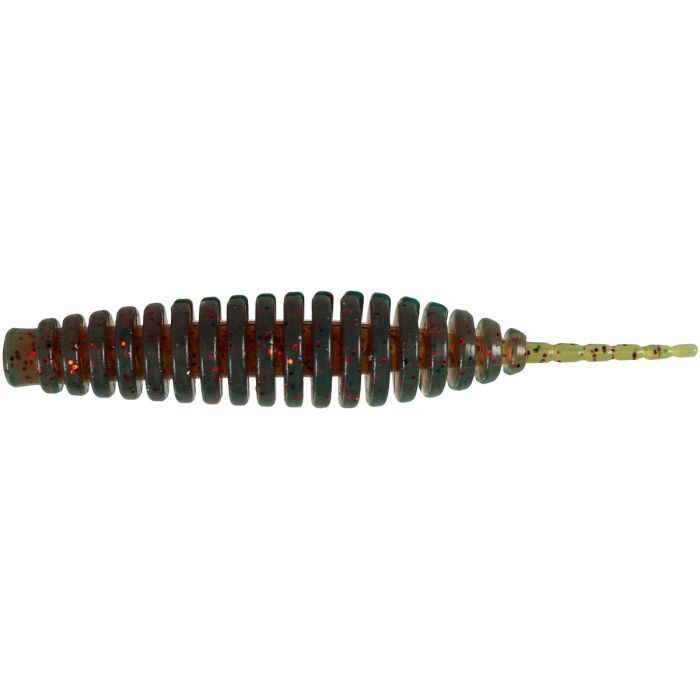 Силикон рыболовный FishUP Tanta 1" 019 - Motor Oil/Red (12шт/уп) (1864.13.87)
