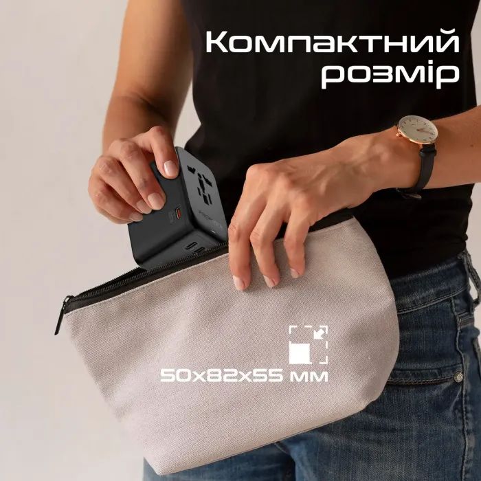 Зарядное устройство Promate tripmate-gan100 изображение 10