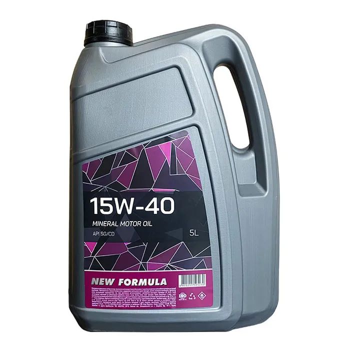 Моторное масло NEW FORMULA 15w-40 (SG/CD) кан. 5л ПЕ (4,5кг) (NF196255)
