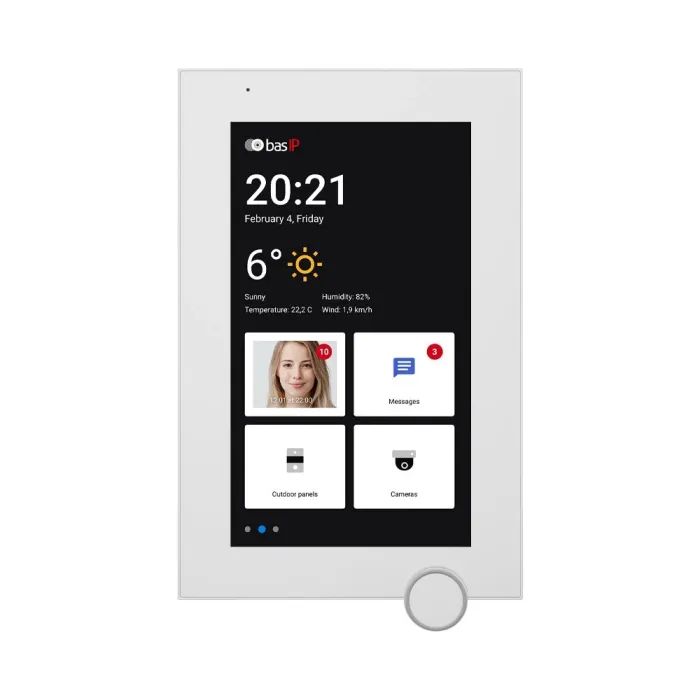 Видеодомофон Bas-IP AZ-07L Android white изображение 4