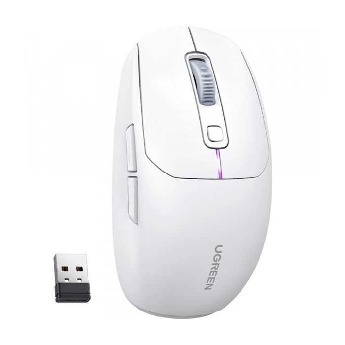 Мышка Ugreen MU103 Wireless/Bluetooth White (15629) изображение 2